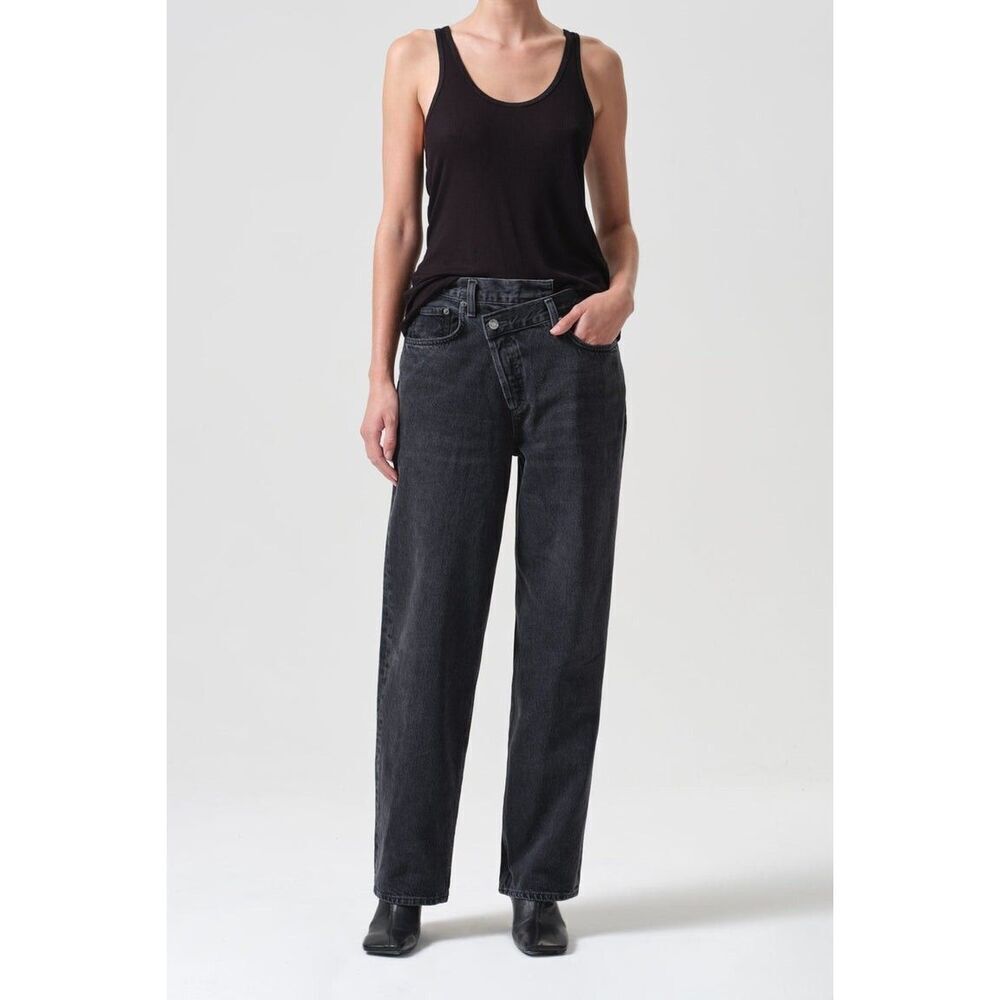 Agolde Criss Cross Upsized Jeans in Shambles Size 25 New